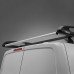 Rhino Aluminium Roof Rack - KammRack Black - Transit Custom 2012 - 2023 LWB Twin Doors