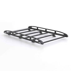 Rhino Aluminium Roof Rack - KammRack Black - Transit Connect 2014 on LWB Twin Doors