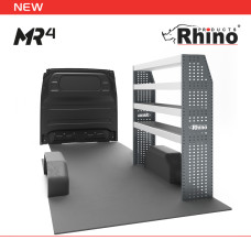 Mercedes Sprinter 2018 on RWD L2 (MWB) H2 (High Roof)  - MR181 - Single Rhino MR4 Van Racking