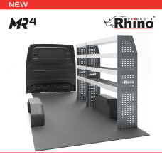 Mercedes Sprinter 2018 on RWD L2 (MWB) H2 (High Roof)  - MR183 - Double Rhino MR4 Van Racking