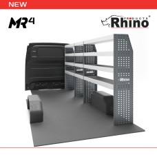 Mercedes Sprinter 2018 on RWD L3 (LWB) H2 (High Roof) - MR189 - Triple Rhino MR4 Van Racking