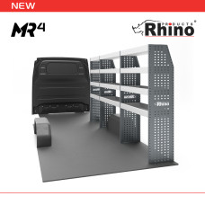 Mercedes Sprinter 2018 on RWD L4 (LWB) H2 (High Roof) - MR193 - Triple Rhino MR4 Van Racking